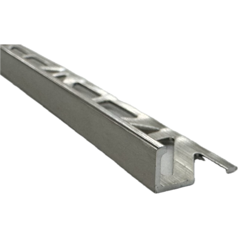 1/2" EDGE PROTECTOR ALUMINUM BRUSHED NICKEL